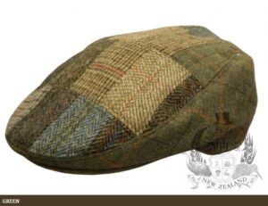 English Wool Tweed Patchwork Cheesecutter