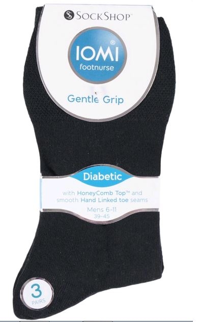 Gentle Grip Diabetic socks 3 Pack
