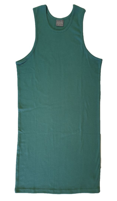 Natural Authentic Shearer Singlet - Sunset Surf & Turf